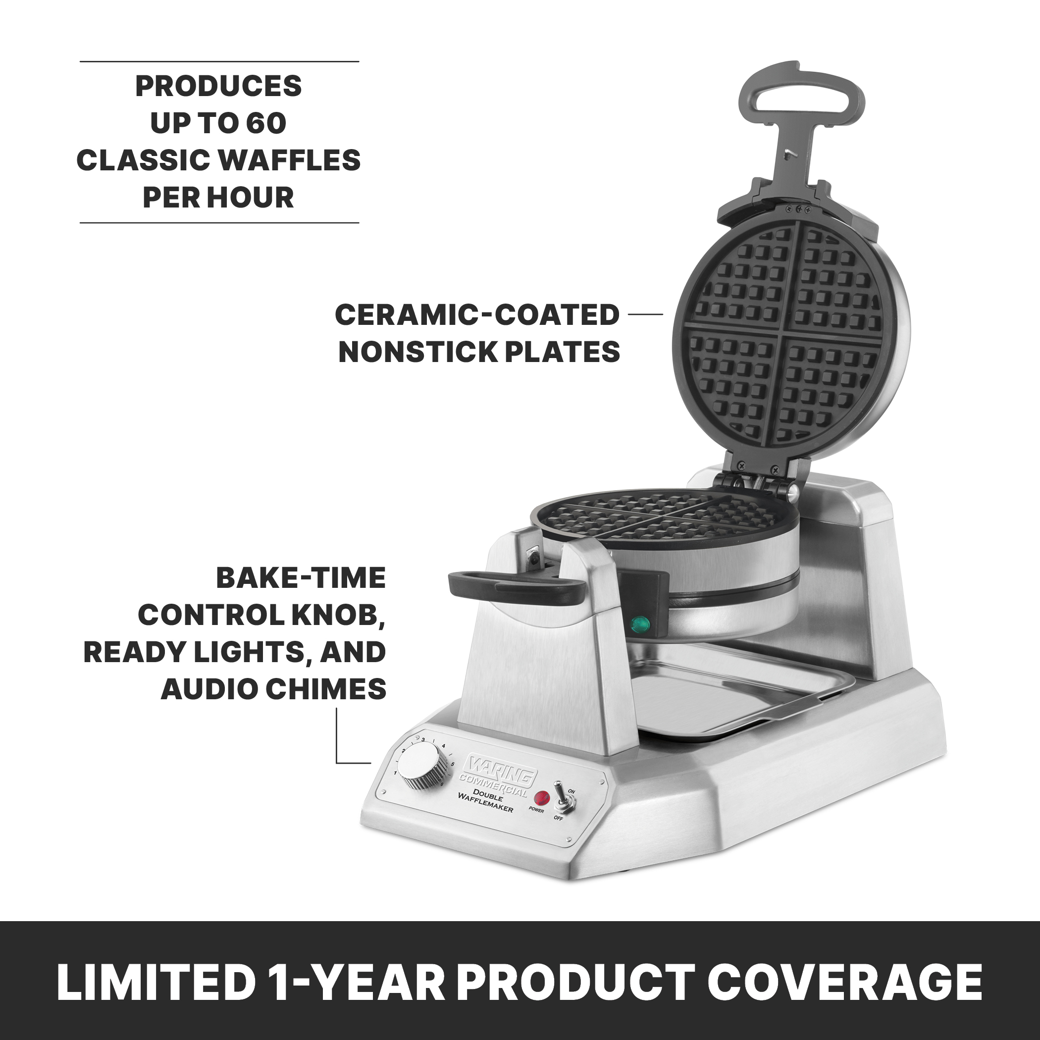 Double Classic Waffle Maker